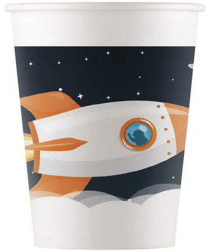 Picture of OUTER SPACE PAPER CUPS 200ML - 8PK